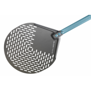 Gi.Metal Łopata do pizzy perforowana Evoluzione okrągła 33cm