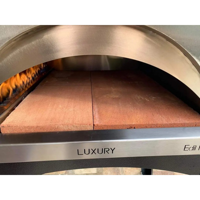 Edil Forni Luxury - piec opalany gazem z biscotto