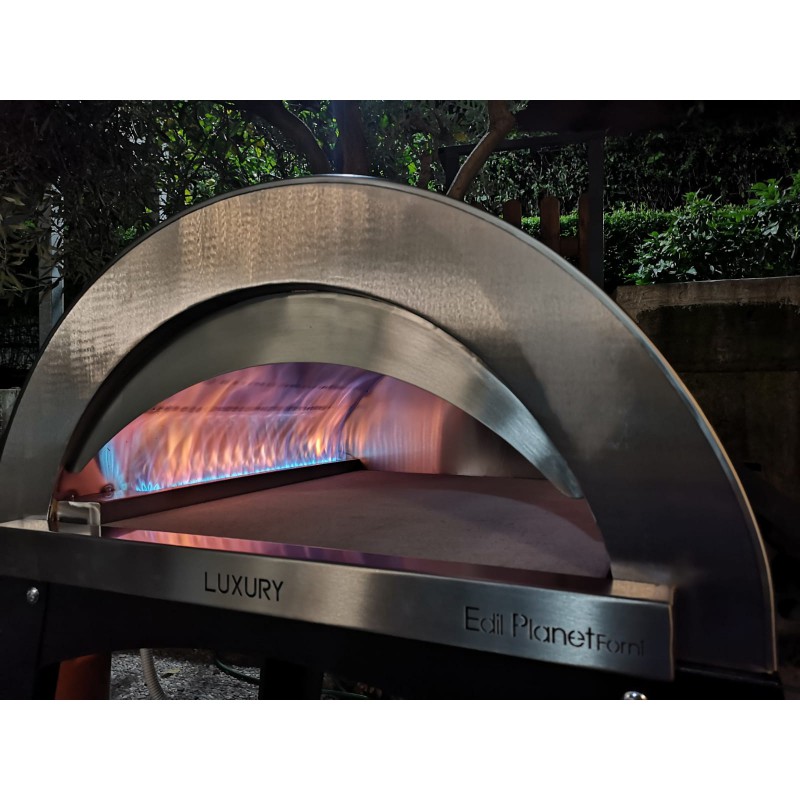 Edil Forni Luxury - piec opalany gazem z biscotto
