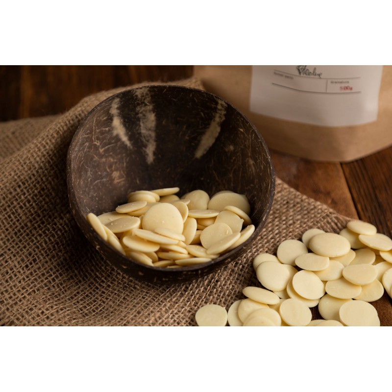 Dropsy czekoladowe biała czekolada DESEO / 500 g