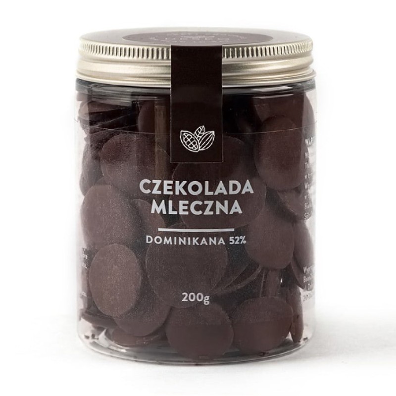 Dropsy czekoladowe Dominikana 52% DESEO / 200 g