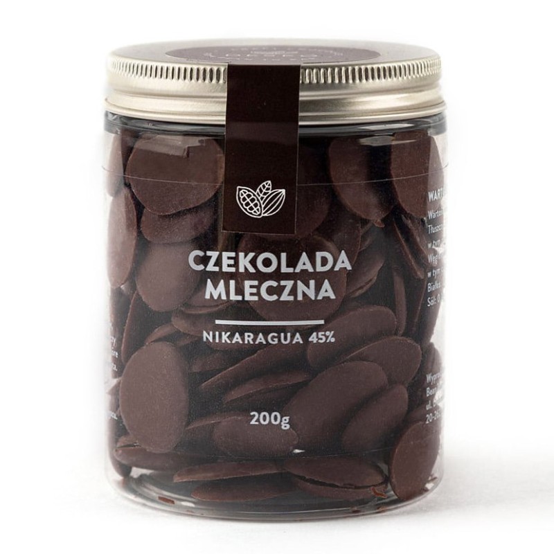 Dropsy czekoladowe Nikaragua 45% DESEO / 200 g