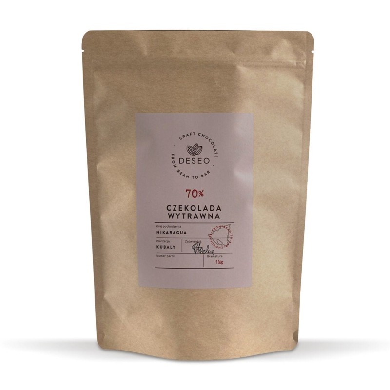 Dropsy czekoladowe Nikaragua 70% DESEO / 500 g