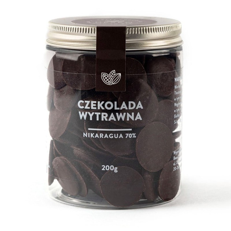 Dropsy czekoladowe Nikaragua 70% / 200 g