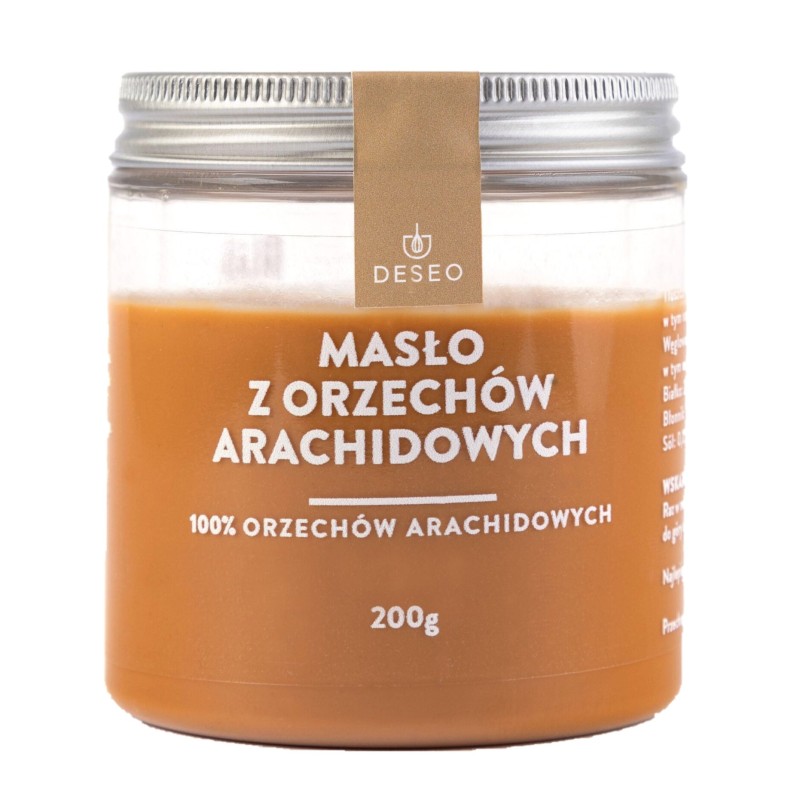 Masło z orzechów arachidowych 100% DESEO / 200 g