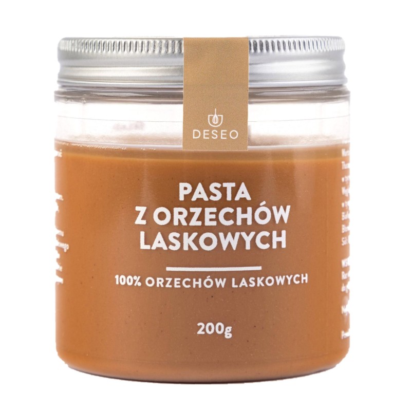 Pasta z orzechów laskowych 100% DESEO / 200 g