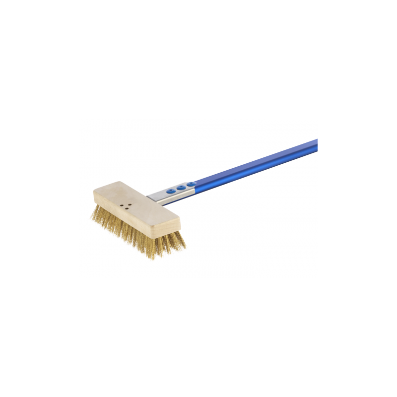 Gi.Metal Szczotka do czyszczenia kamienia - uchwyt 60cm