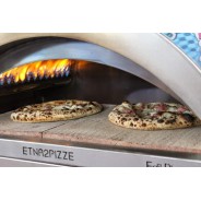 Edil Forni Etna 2 pizze Pro Max - piec opalany gazem z biscotto na 2 pizze