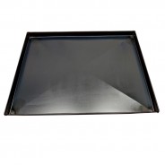 Blacha do pizzy ze stali niebieskiej Emili Teglie 40x30x2cm