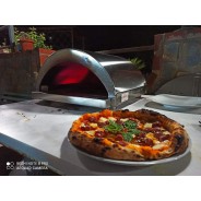 Edil Forni Surriento - piec opalany gazem z biscotto, temp. 550°C