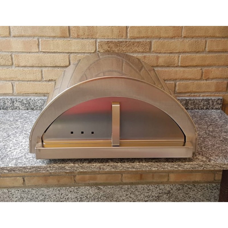 Edil Forni Surriento - piec opalany gazem z biscotto, temp. 550°C