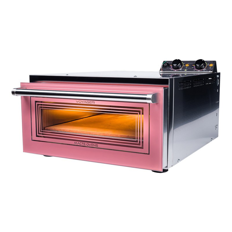 Piec do pizzy Macte Voyager TWIN - Różowy