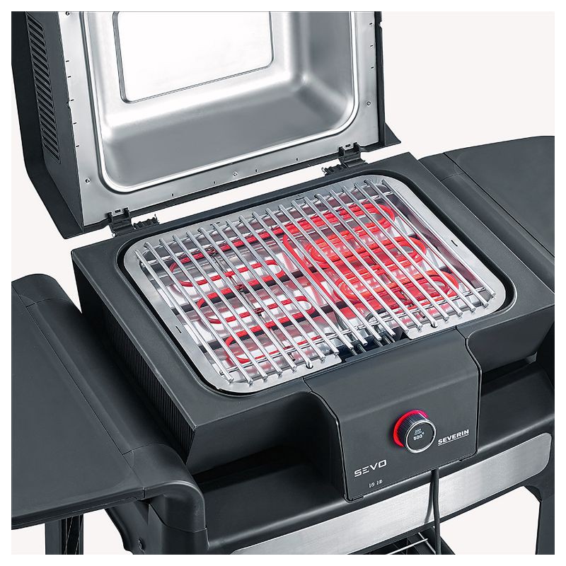 Severin SEVO GTS - Grill elektryczny 500°C z wózkiem