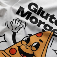 T-shirt - Pizza Gluten Morgen
