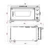 Piec do pizzy Effeuno P134H 509 EASY PIZZA PRO