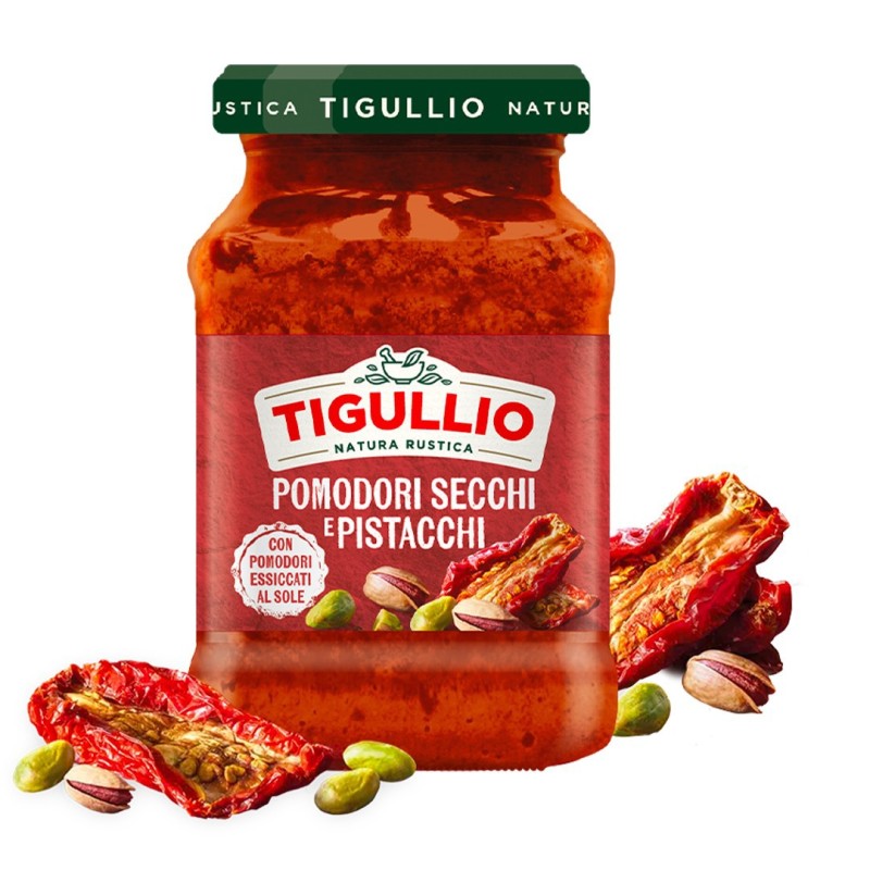 Pesto z suszonych pomidorów i pistacji Tigullio 185 g