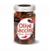 Czarne oliwki Leccino z papryczkami peperoncino CITRES 285g
