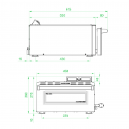Piec do pizzy Macte Voyager TWIN ADVANCED - Czarny