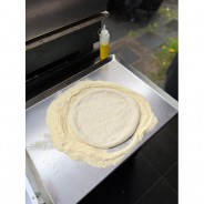 Duża stolnica ze stali nierdzewnej 60x44 z bocznym brzegiem
