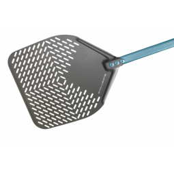 Gi.Metal Łopata do pizzy perforowana Evoluzione 41cm/150 cm rączka