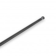 Gi.Metal Łopata do pizzy perforowana Linea Carbon 33cm/120 cm rączka