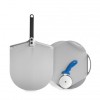 Zestaw Gi.Metal Łopata do pizzy Amica 30 cm + taca + radełko