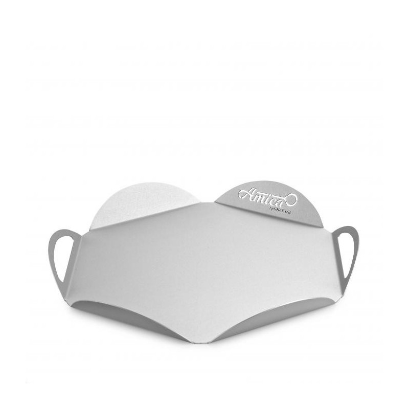 Zestaw Gi.Metal Łopata do pizzy Amica 30 cm + taca + radełko